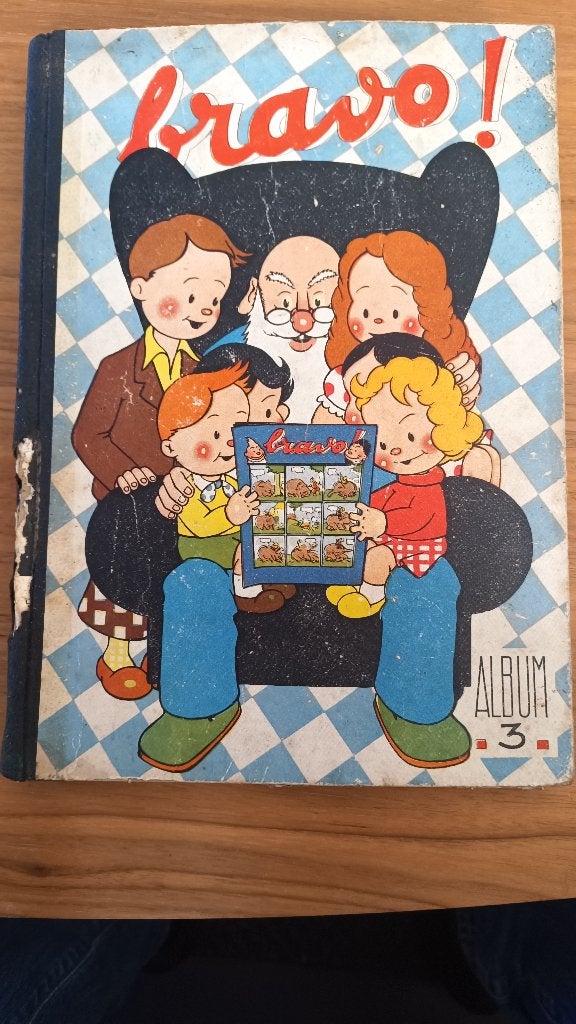 Zeldzaam Bravo! Album 3 – J. Meuwissen Brussel – jaren 40, Boeken, Eén stripboek, Ophalen of Verzenden, Gelezen