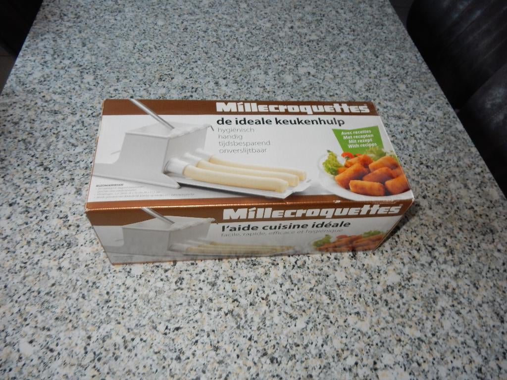nr.36 - Krokettenmaker - millicroquettes, Enlèvement ou Envoi, Autres types, Comme neuf, Plastique
