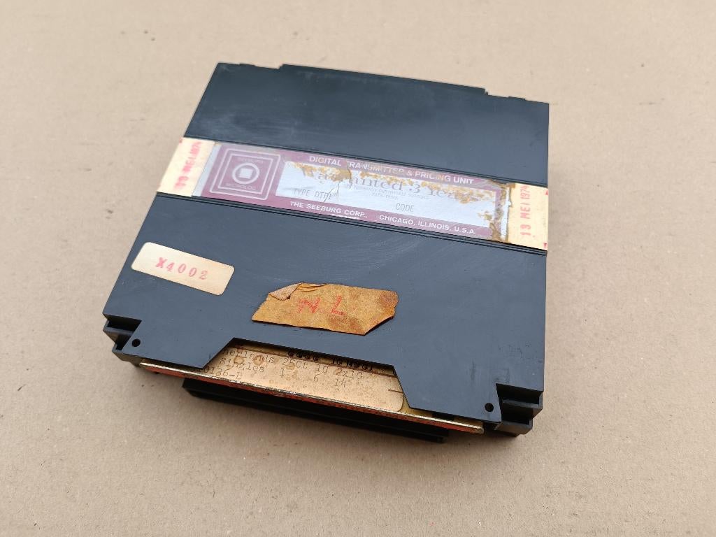 Pricing Box/ Nederlands Seeburg Firestar (1971) jukebox, Envoi, Seeburg