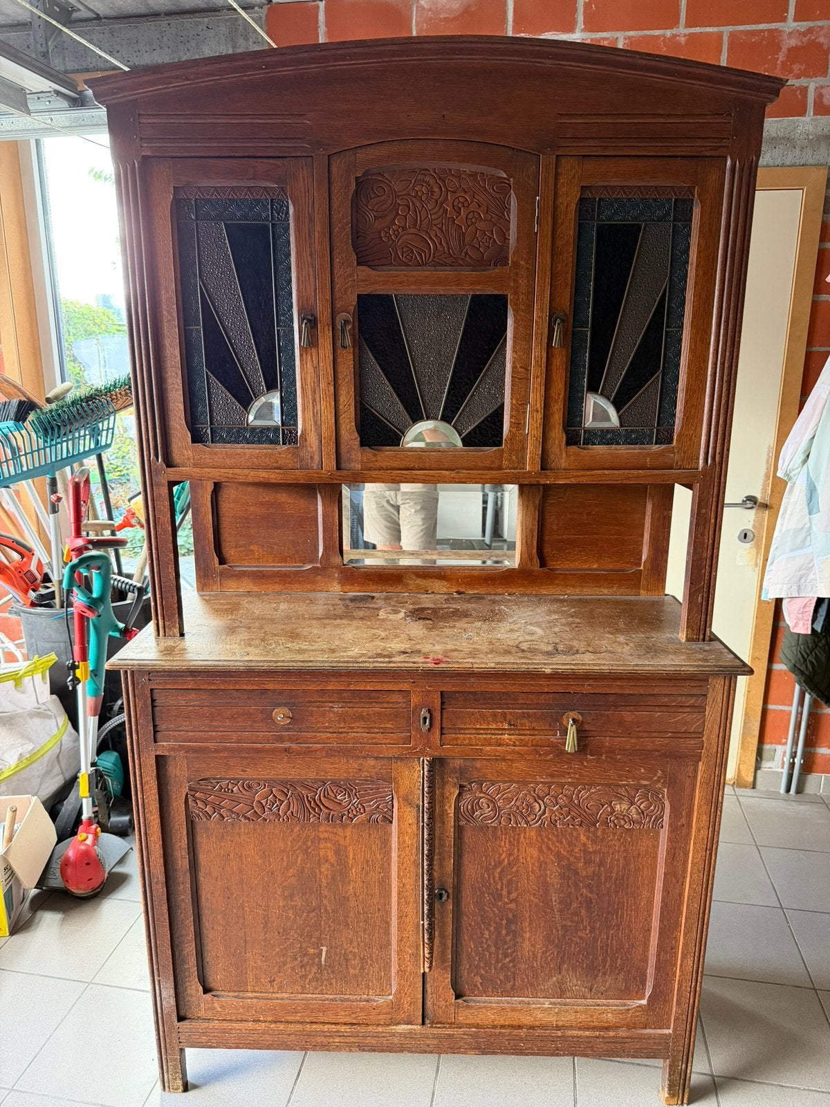 Art deco kast jaren 20/30, Antiek en Kunst, Ophalen