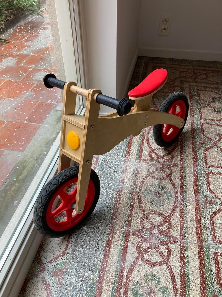 Houten loopfiets voor een kleuter, Ophalen, Gebruikt, Loopfiets
