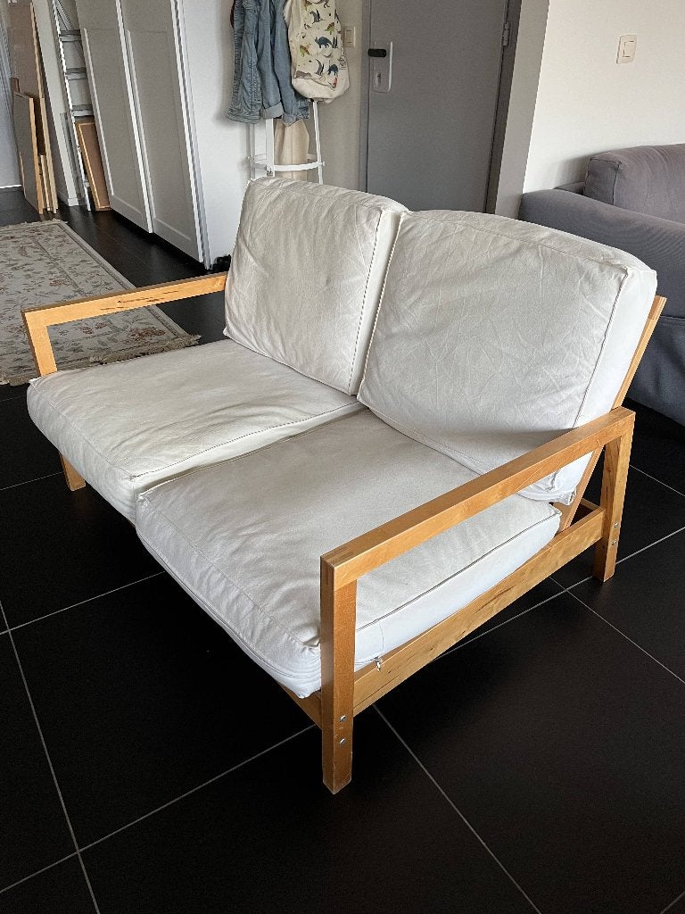 Canapé 2 places Ikea, Maison & Meubles, 75 à 100 cm, 150 à 200 cm, Bois, Enlèvement