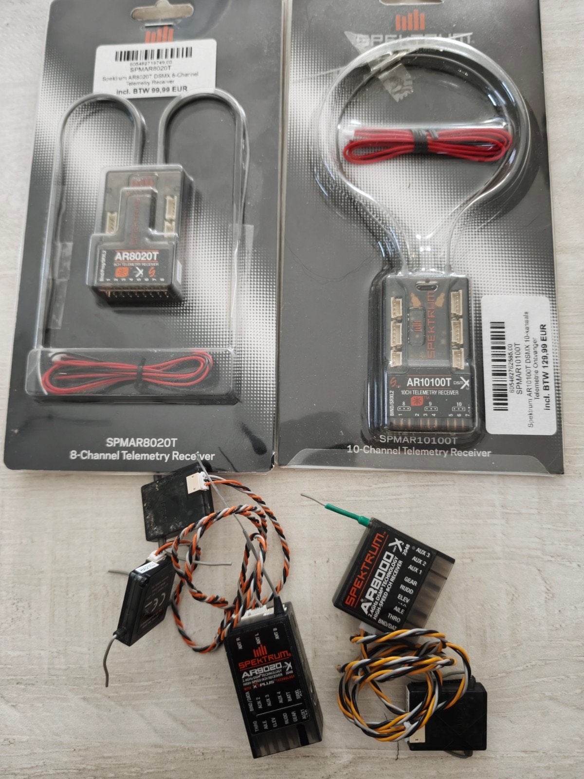 4 stuks spectrum ontvangers met telemetrie, Hobby en Vrije tijd, Ophalen