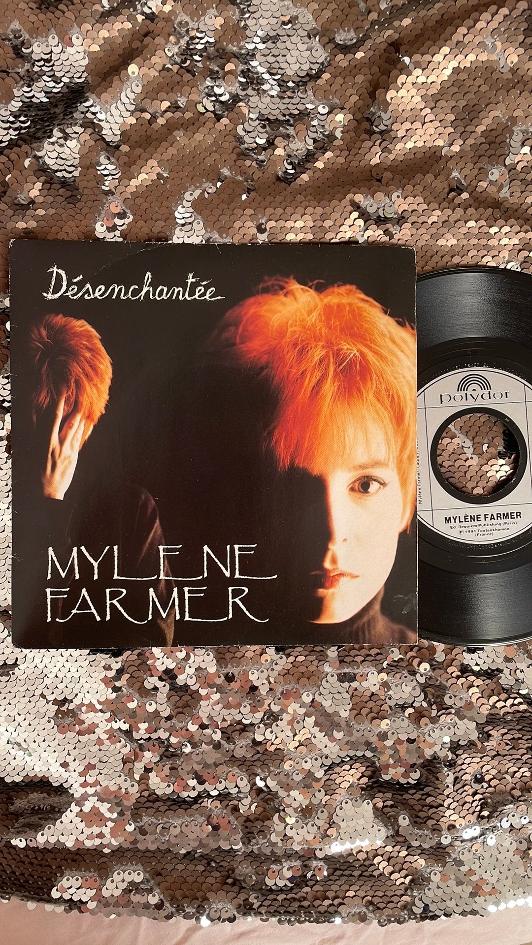 Mylene Farmer Desenchantee - French 12" vinyl, Ophalen of Verzenden, Zo goed als nieuw