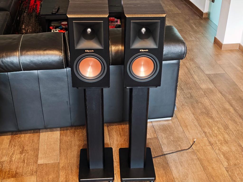 Klipsch Reference Premiere RP-160M luidsprekers, Audio, Tv en Foto, Luidsprekerboxen, Zo goed als nieuw, Front, Rear of Stereo speakers