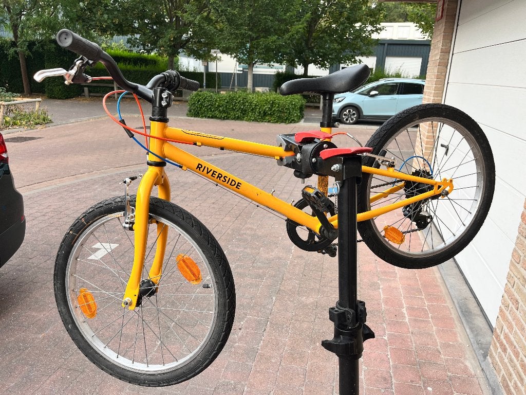 Snelle kinderfiets 24 inch, talloze gloednieuwe componenten, 20 inch of meer, Velgrem, Zo goed als nieuw, Ophalen