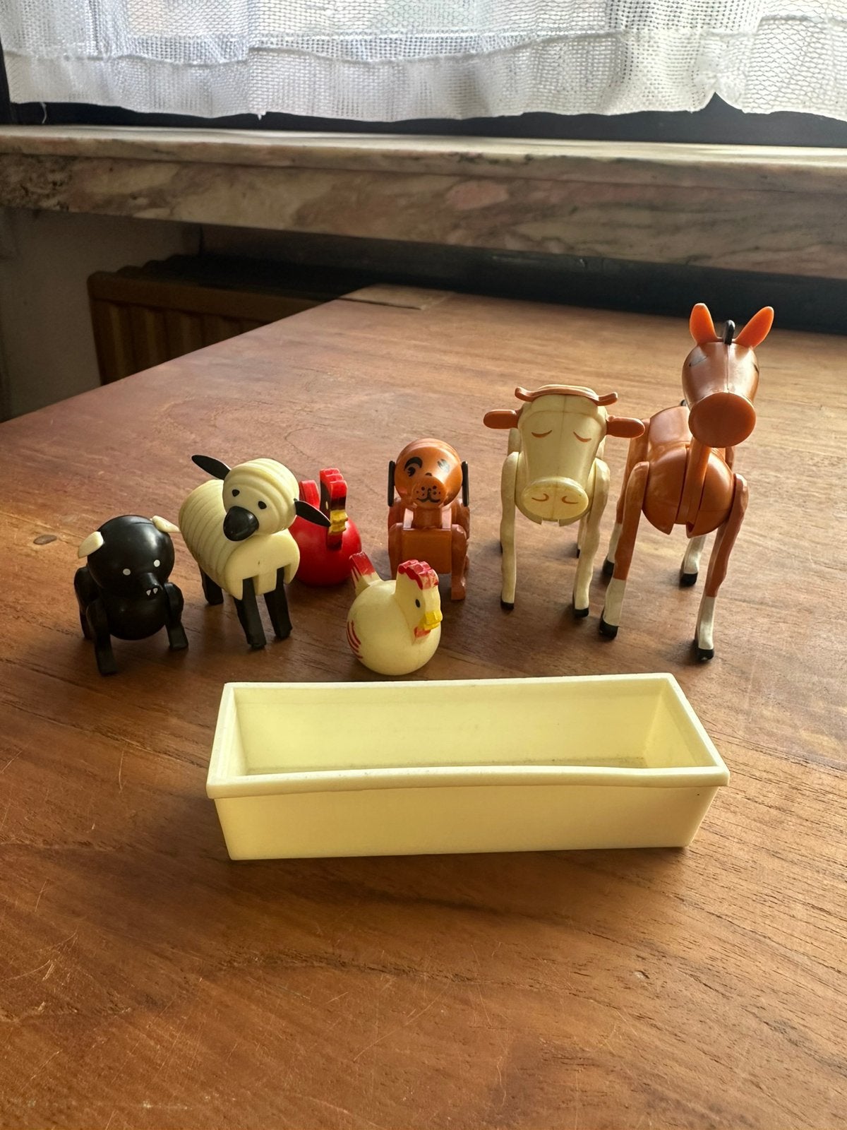 vintage set Fisher-Price Little People boerderijdieren, Ophalen, Gebruikt