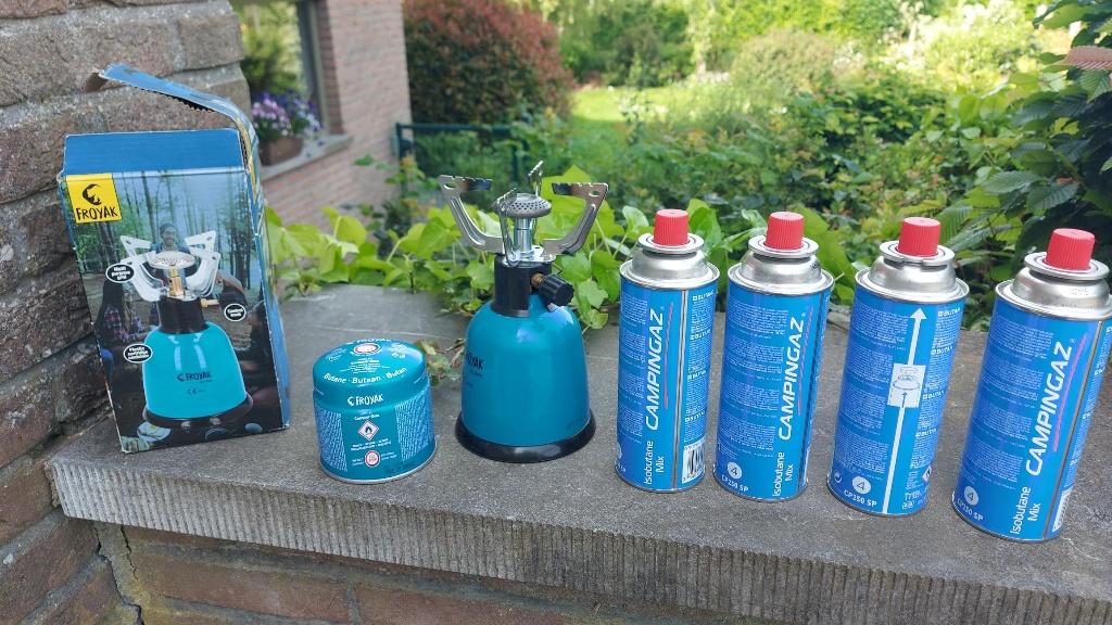 bouteilles de gaz + gaz, Enlèvement, Comme neuf, Zie foto