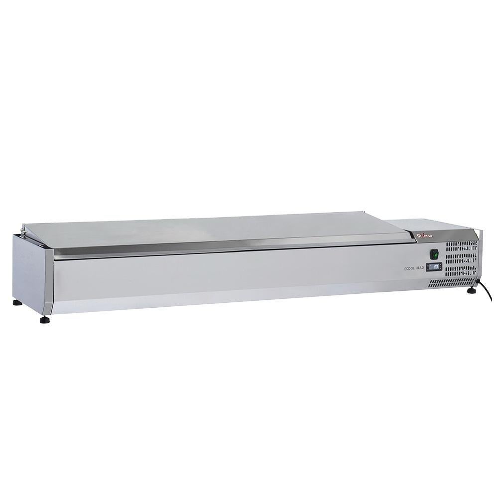 Structure réfrigérée 8 x GN 1/3 -150 mm, avec couvercle inox, Hobby & Loisirs créatifs, Articles de fête, Neuf, Article de fête