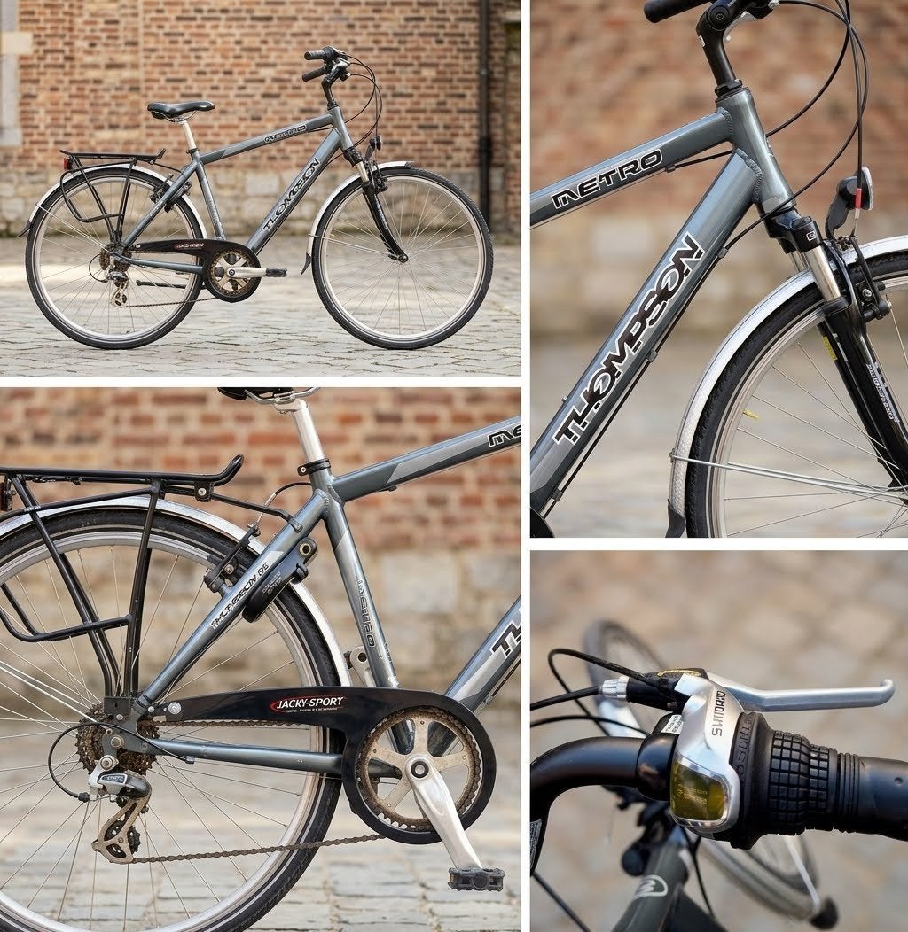 Thompson Metro herenfiets – 7 versnellingen, Gebruikt, Versnellingen, 49 tot 53 cm, Ophalen