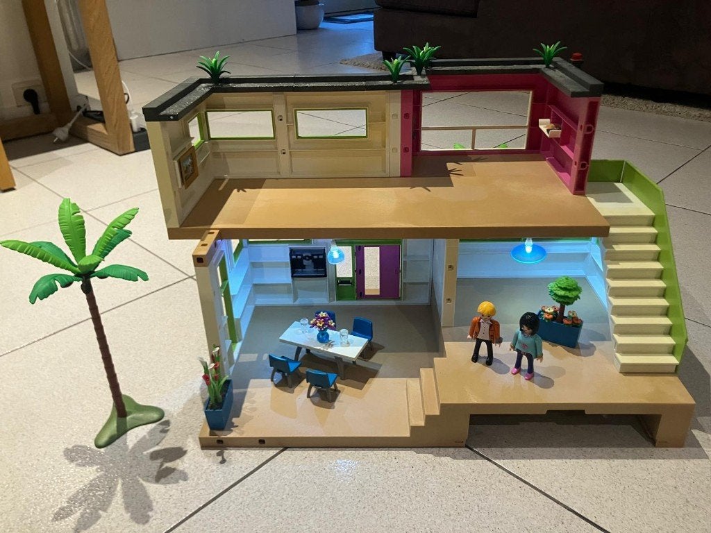 Maison Playmobil City Life 5574 avec ameublement, Bâtiment, Utilisé, City life, Kit complet