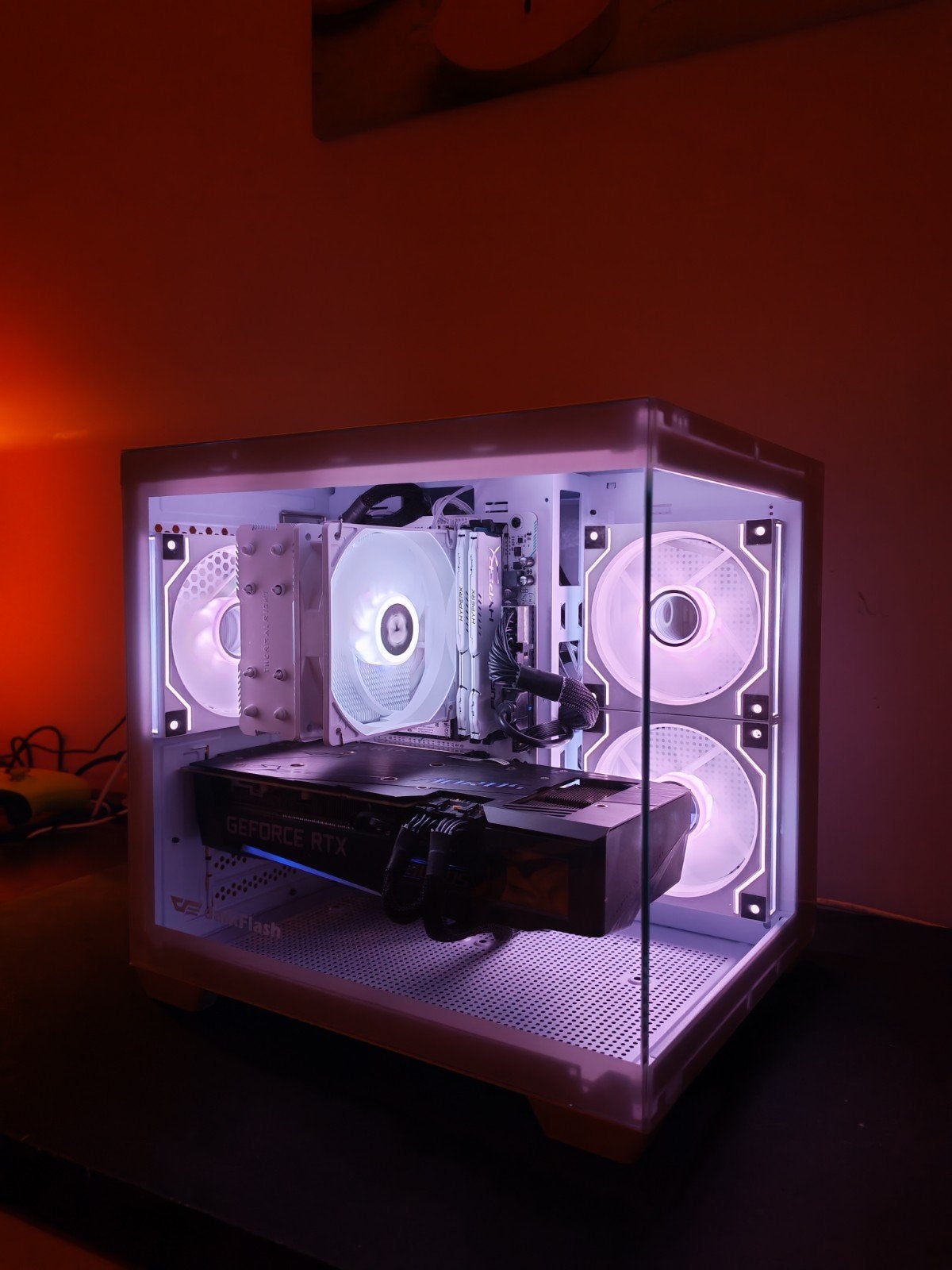 witte gaming pc | RTX 3070, Computers en Software, Ophalen, Custom Build, Nieuw, Gaming