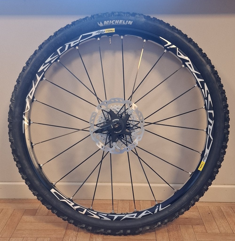 SET MAVIC CROSSTRAIL 26" wielen, Wiel, Gebruikt, MAVIC CROSSTRAIL, Ophalen of Verzenden