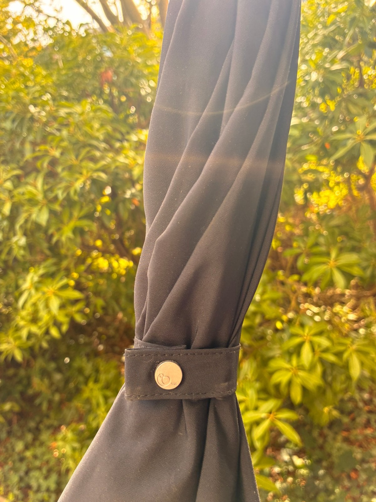 Stokke black sun umbrella parasol Xplory Trailz Scoot, Tuin en Terras, Parasols, Zo goed als nieuw, Overige typen, Minder dan 1 meter