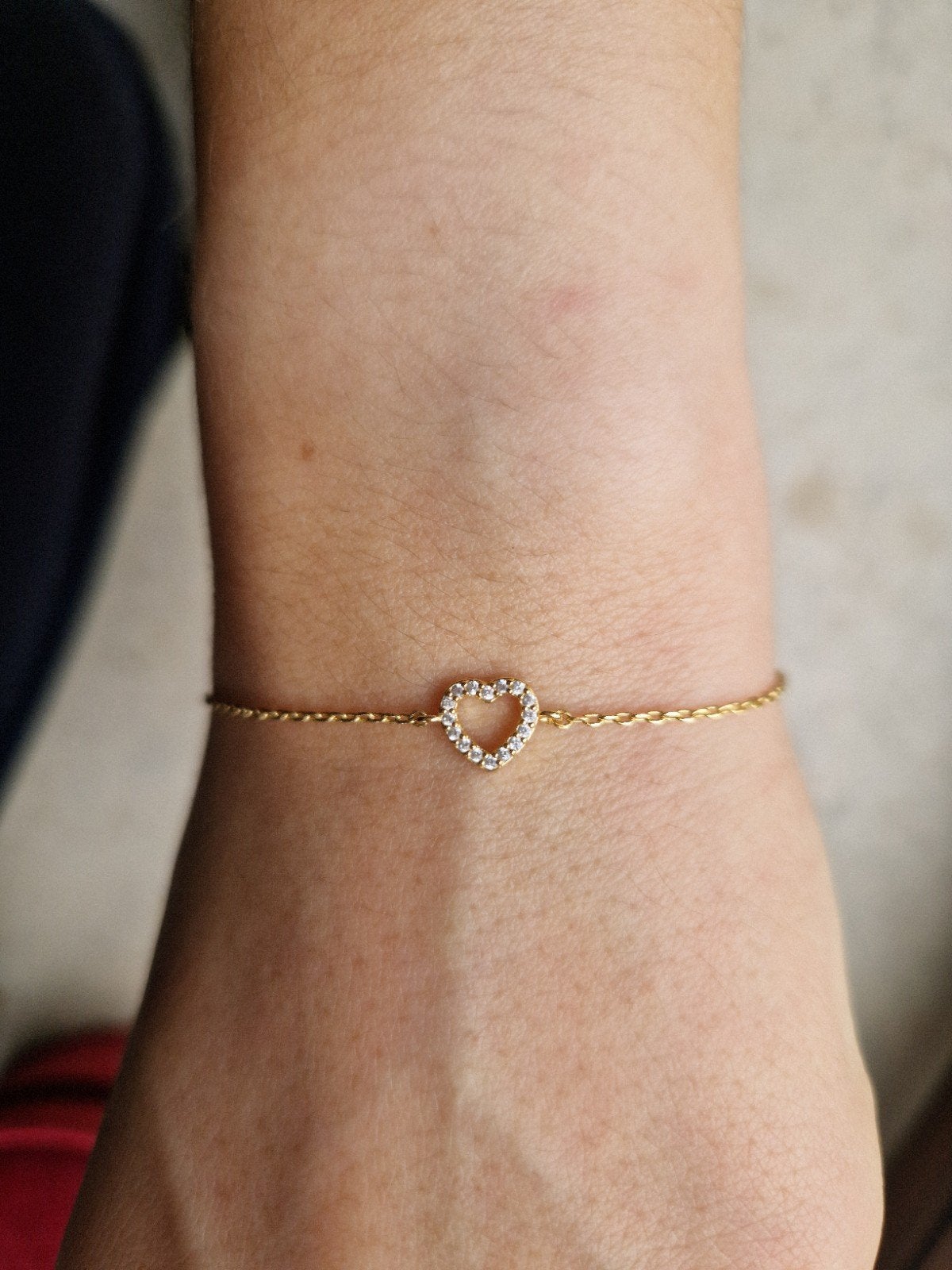 goud armbandje, Bijoux, Sacs & Beauté, Enlèvement ou Envoi, Or