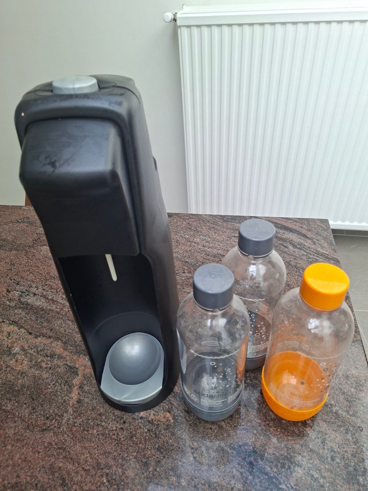 oude soda stream, Ophalen