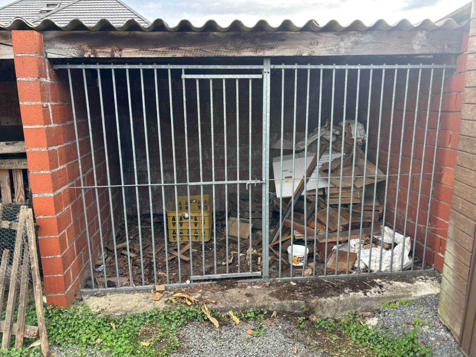 metalen tralies hondenkennel, Dieren en Toebehoren, Ophalen, Zo goed als nieuw, Hondenkennel