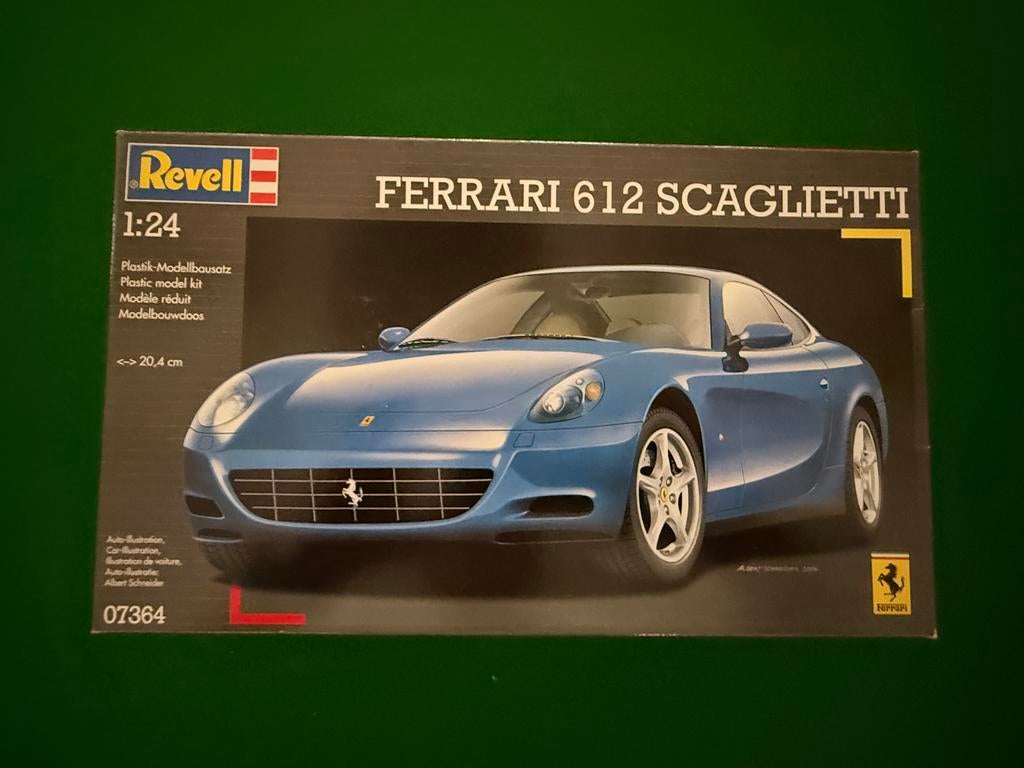 Ferrari 612 Scaglietti Revell 1/24, Ophalen, Zo goed als nieuw, Auto, Revell