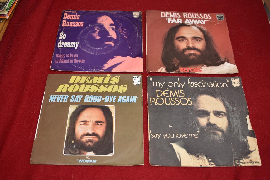 45t vinylhits van DEMIS ROUSSOS, uit de jaren '70, Single, Ophalen of Verzenden, Pop, 1970 - 1979