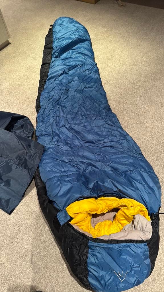 Slaapzak, Caravanes & Camping, Sacs de couchage, Comme neuf, Enlèvement