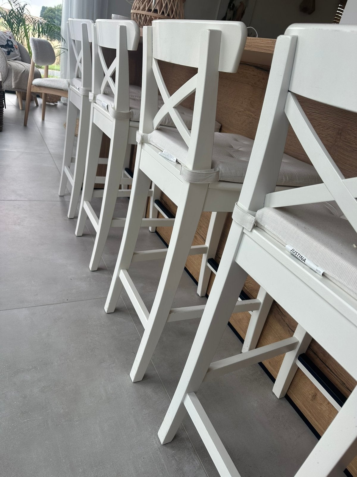 4 barkrukken, Huis en Inrichting, Barkrukken, Ophalen, Gebruikt