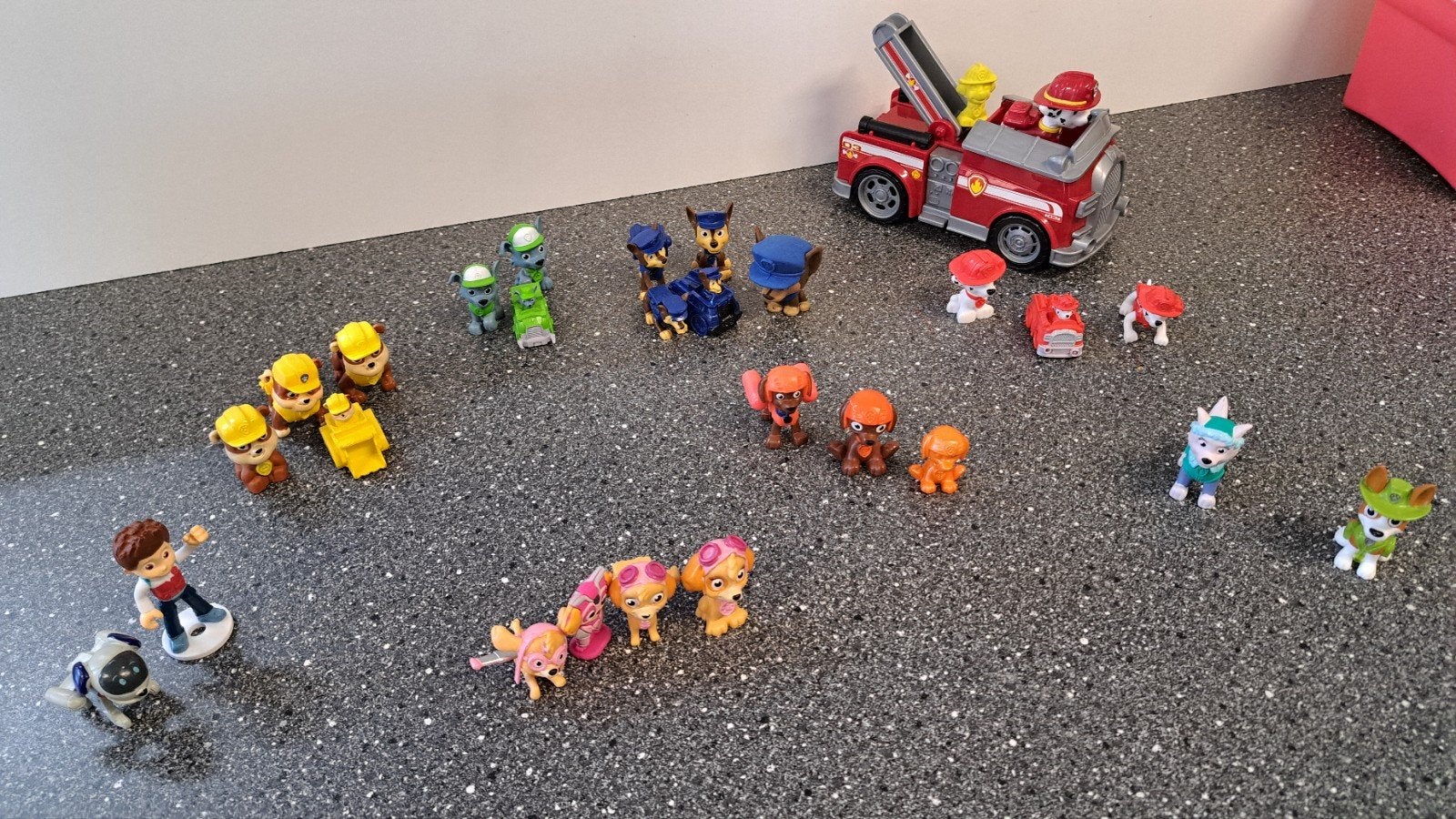 paw patrol set, Ophalen of Verzenden