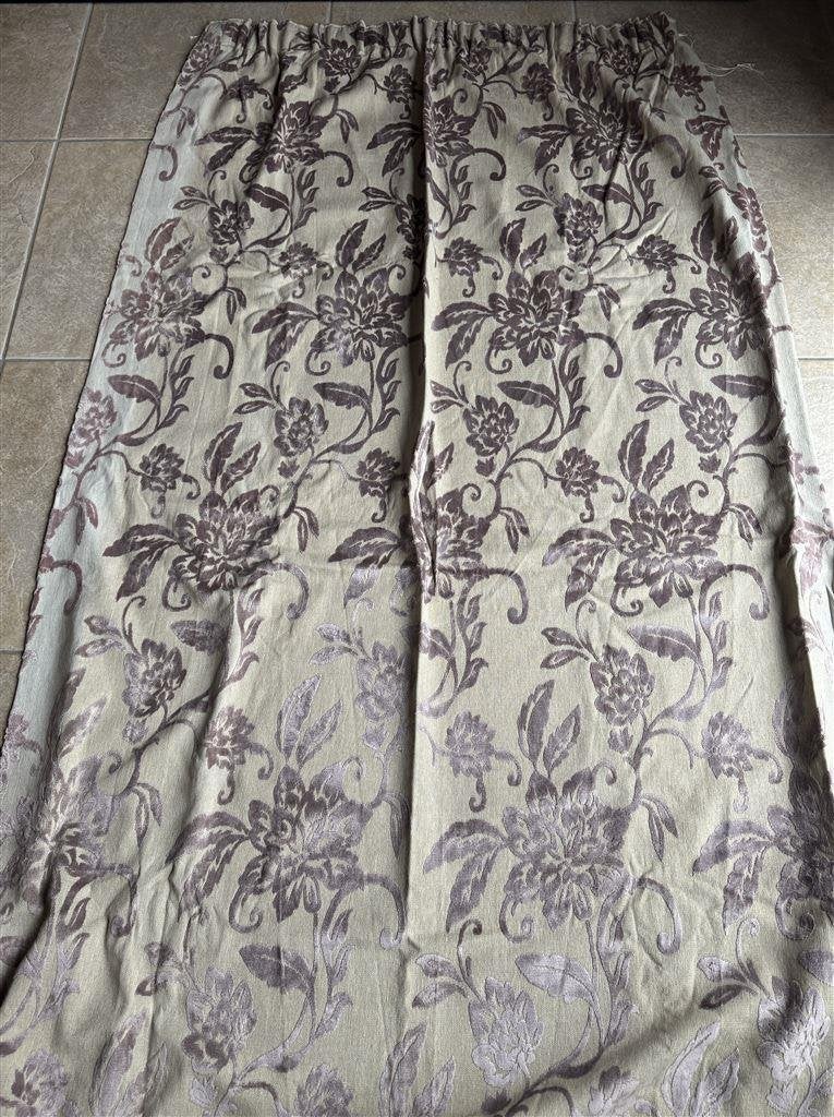 Gordijn - Laura Ashley cut velvet - twee stuks, Enlèvement ou Envoi, Comme neuf, Rideau
