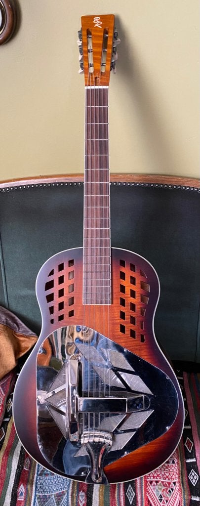 Guitare à résonateur tricone Baton Rouge R21 T/12 Sb, Enlèvement, Comme neuf, Résonateur ou Guitare dobro