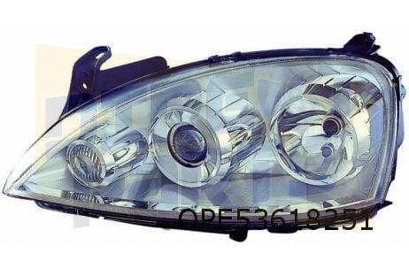 Opel Corsa C (11/00-11/06) koplamp Xe Links (identiteit GR), -, Verzenden, -, Opel