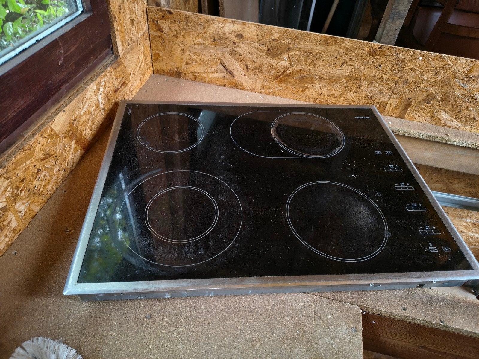 elektrische kookplaat, Elektronische apparatuur, Ophalen, Gebruikt, 4 kookzones, Inbouw