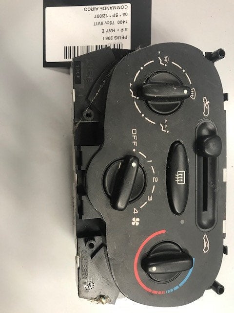 BEDIENINGSPANEEL AIRCO Peugeot 206 (2A / C/H/J/S) (99210), Auto-onderdelen, Gebruikt, Peugeot