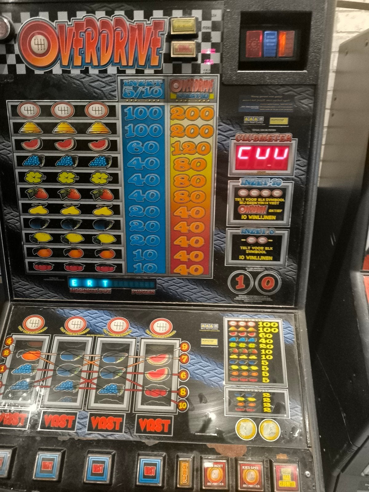 Overdrive, Collections, Machines | Machines à sous, Euro, Enlèvement