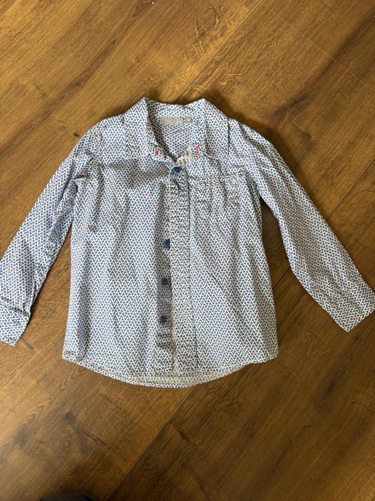 Hemdje jongen 110 jbc, Kinderen en Baby's, Ophalen, Gebruikt, Jongen, Overhemd of Blouse