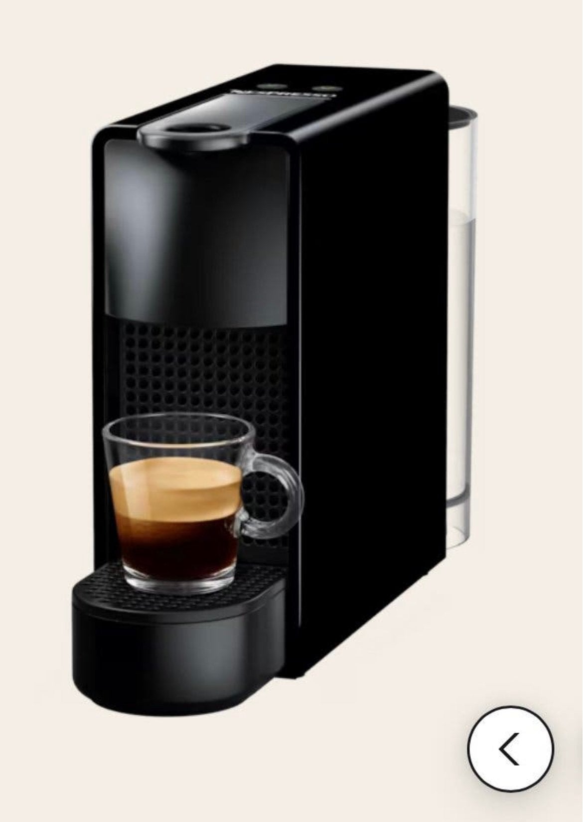Zwart Nespresso koffieapparaat Essenza mini C30, Machine à espresso, Réservoir d'eau amovible, Dosettes et capsules de café, Comme neuf