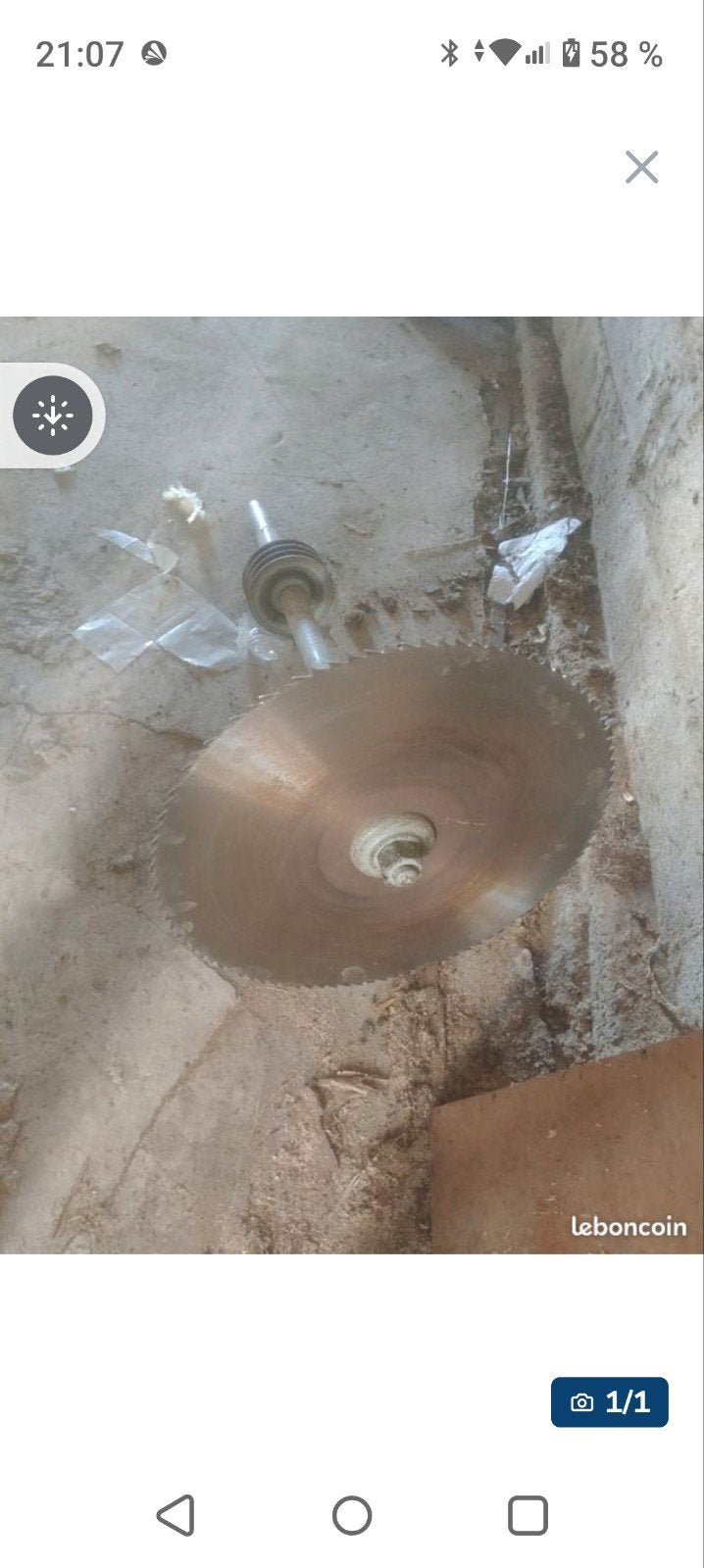 Lame de scie circulaire diamètre 600mm
Revin, Ophalen, Zaag
