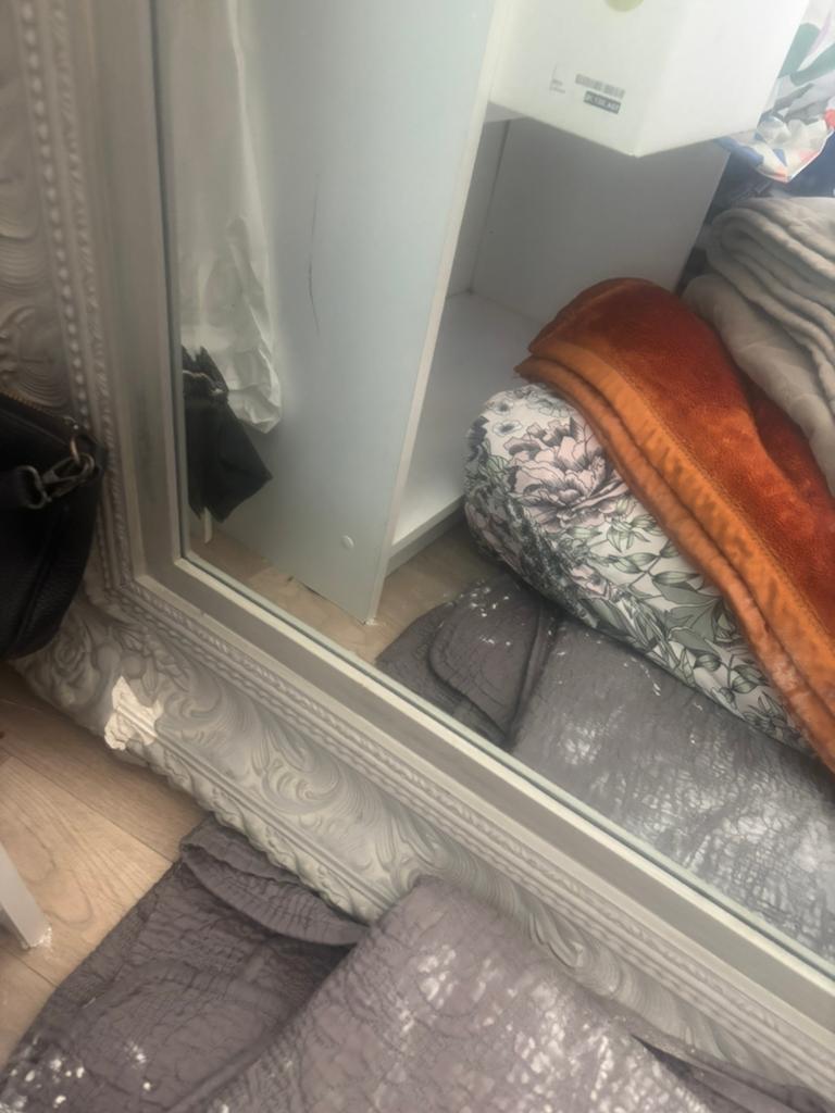 antieke spiegel, Huis en Inrichting, Woonaccessoires | Spiegels, Ophalen of Verzenden, Gebruikt