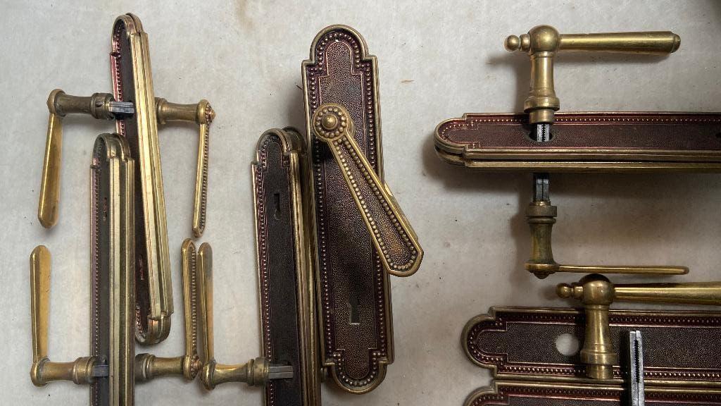 Poignées de porte, Enlèvement, Utilisé, Cuivre ou Laiton, Loquet ou Poignée