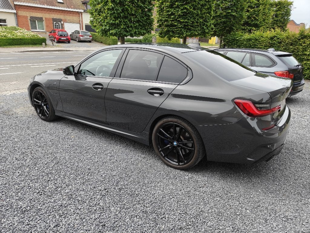 BMW 330e Berline M Sport 99 500 km | Gris foncé | 292 CV, Autos, Cuir, Argent ou Gris, Achat, Entretenue par le concessionnaire