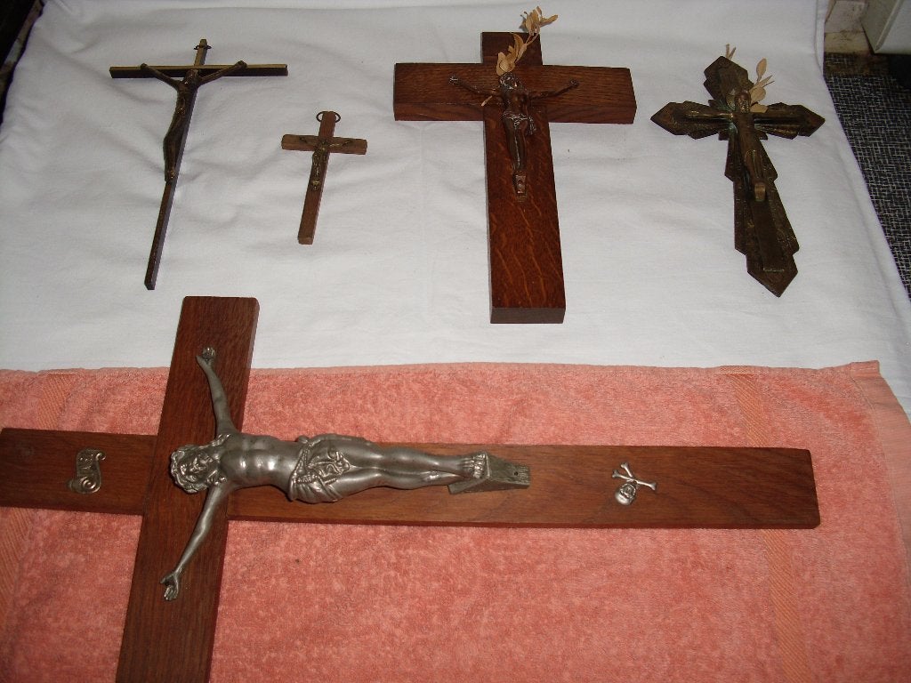 kruisbeelden, Antiek en Kunst, Antiek | Religieuze voorwerpen, Ophalen