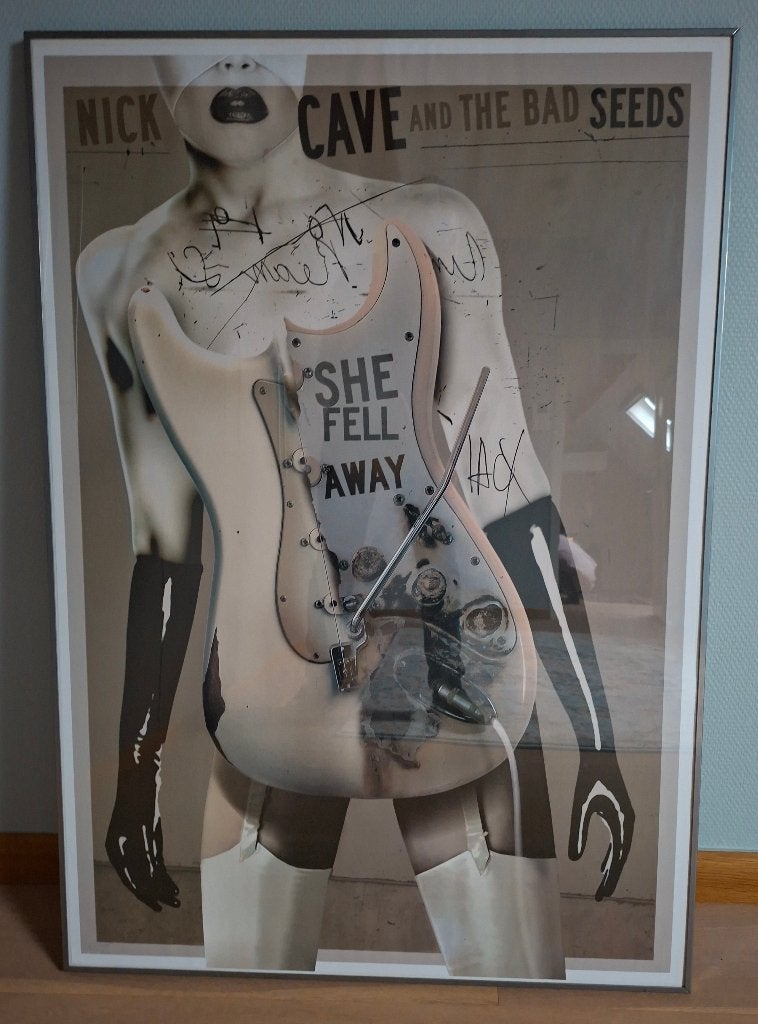 Poster Nick Cave, Rectangulaire vertical, Avec cadre, A1 jusqu'à A3, Comme neuf