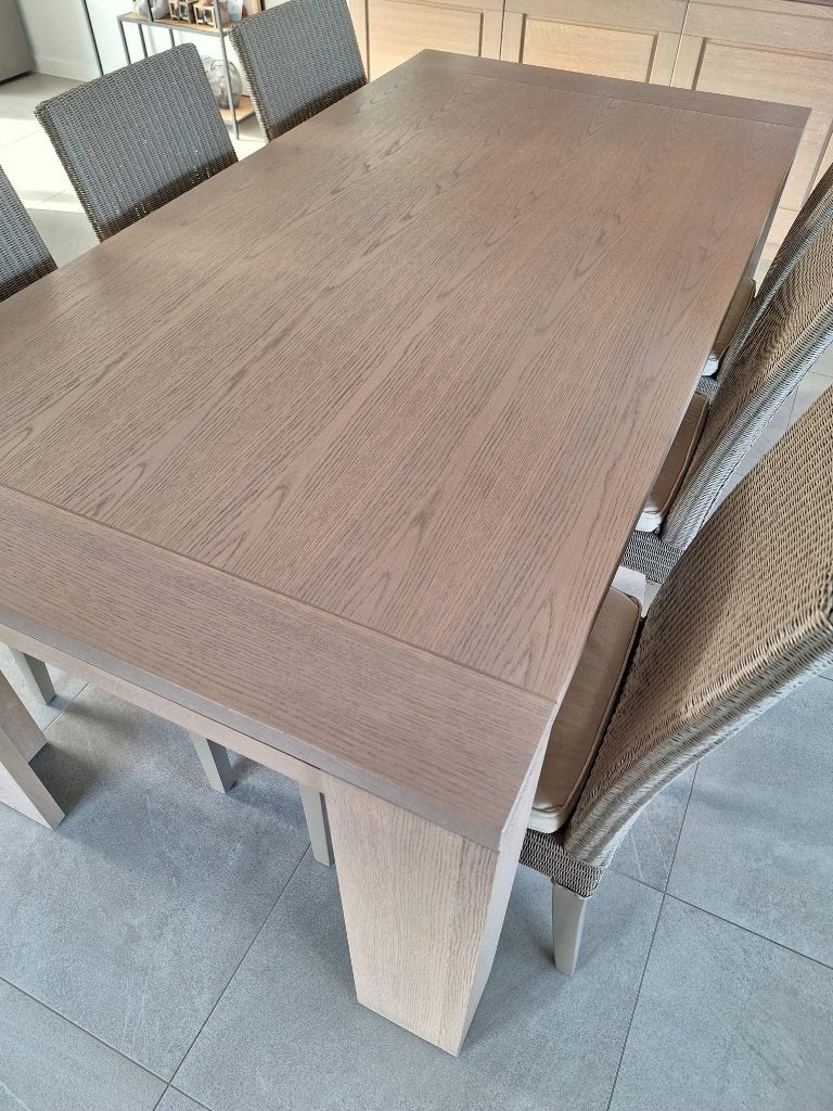 Tafel met stoelen, Huis en Inrichting, Ophalen, Zo goed als nieuw, Eikenhout