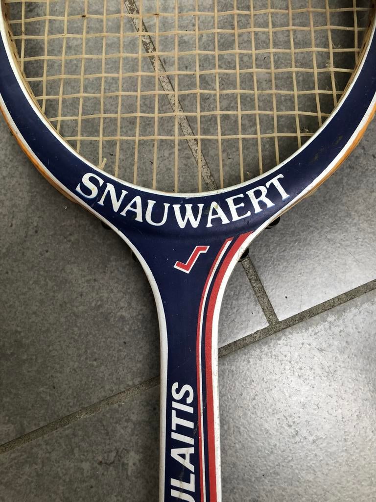 Oude tennisracket Snauwaert, Sport en Fitness, Ophalen, Gebruikt, Racket, Overige merken