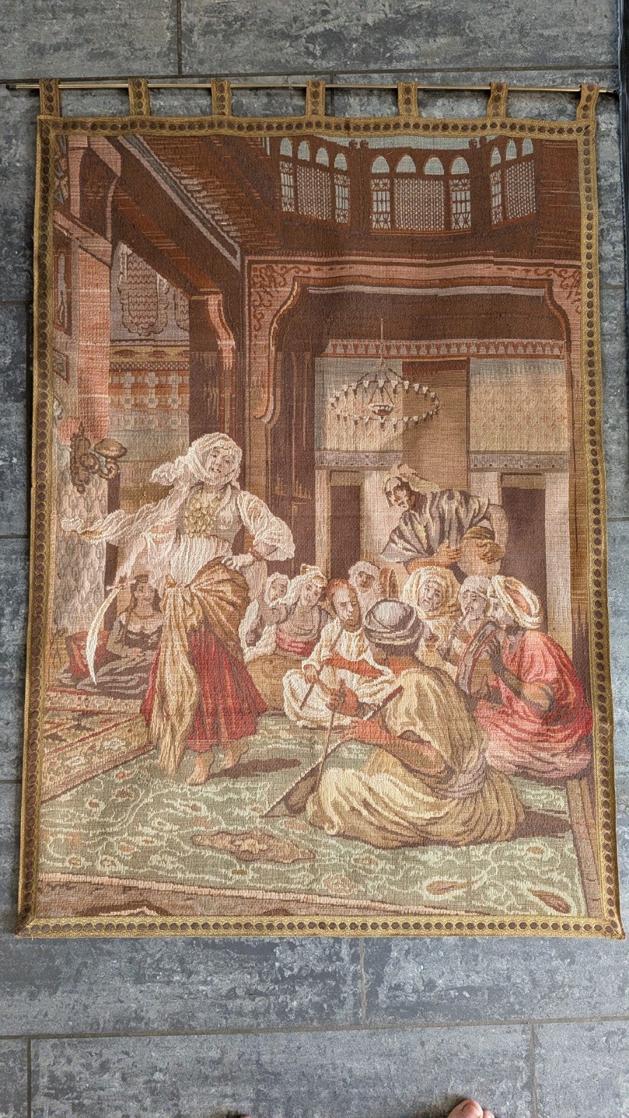 wanddecoratie tapijt, Enlèvement