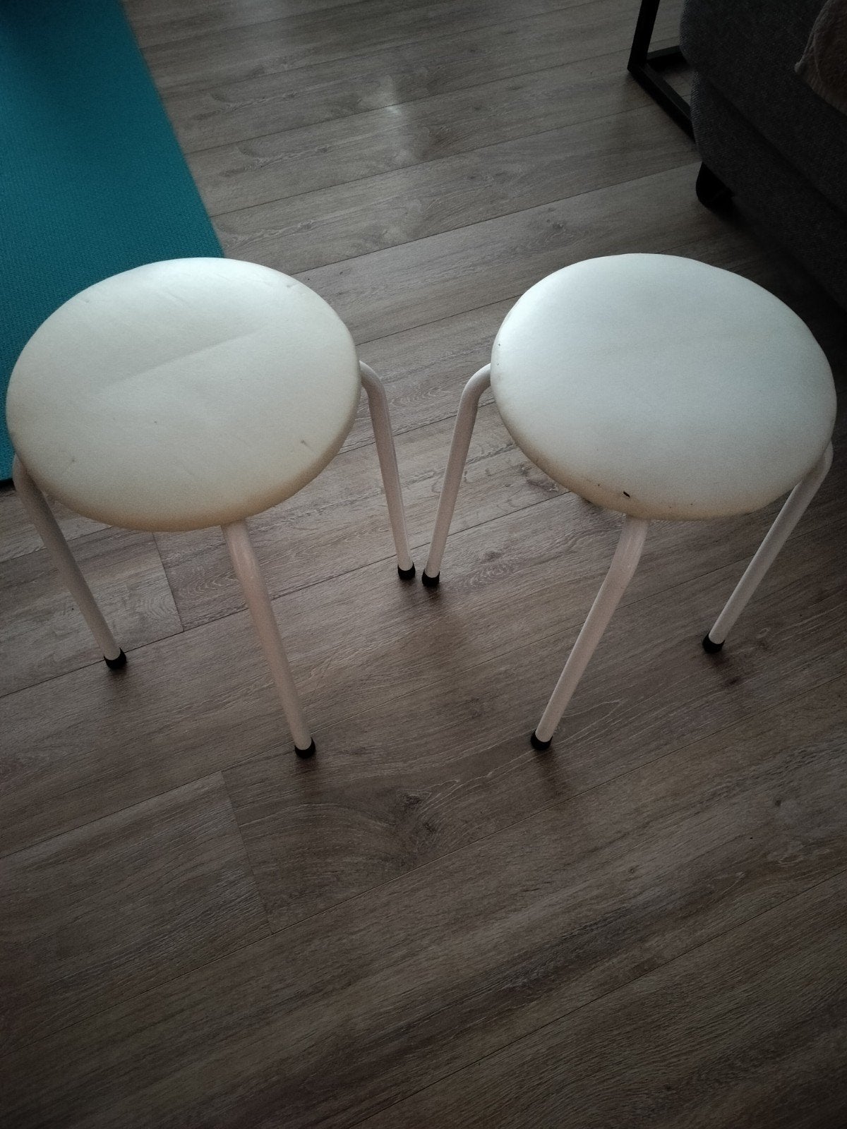 2 witte krukken., Huis en Inrichting, Ophalen, Gebruikt