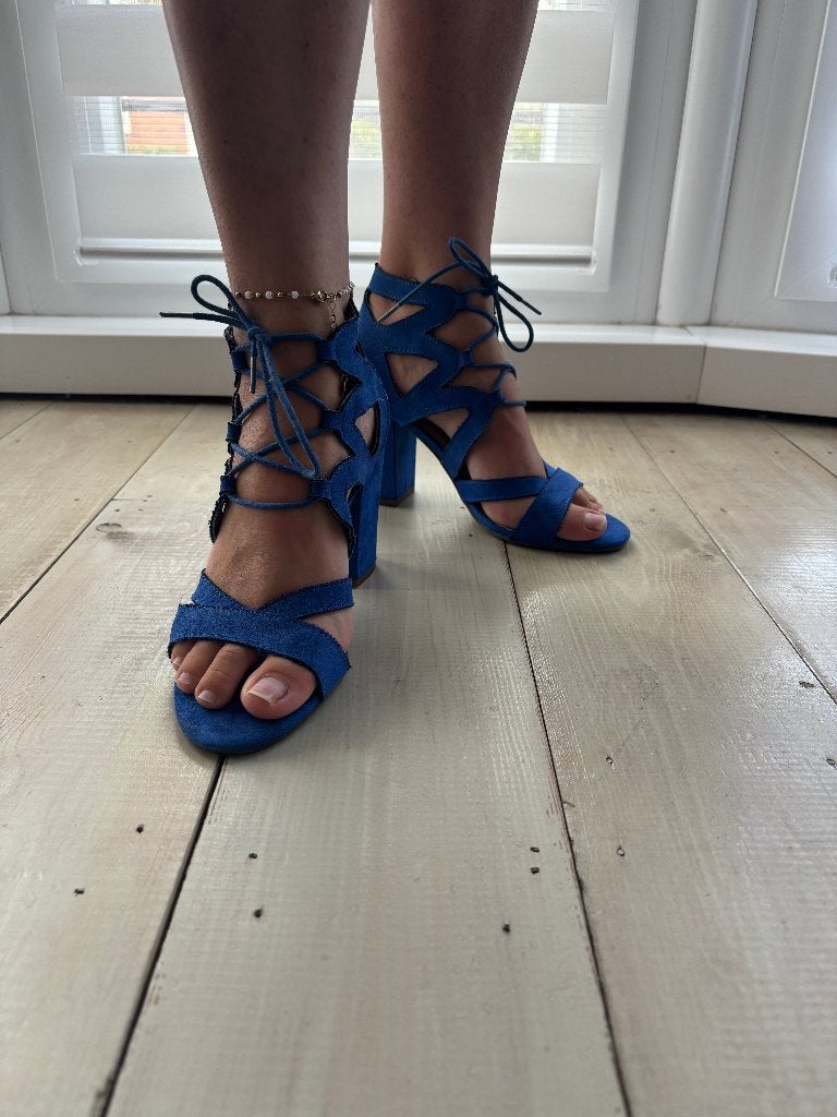 Chaussures - Escarpins en nubuck bleu, Vêtements | Femmes, Enlèvement ou Envoi, Escarpins, Porté, Bleu