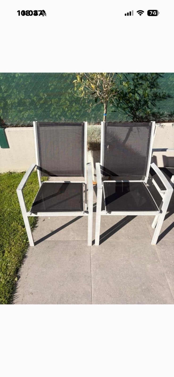 Tuinstoelen, Ophalen, Gebruikt, Aluminium, Stapelbaar