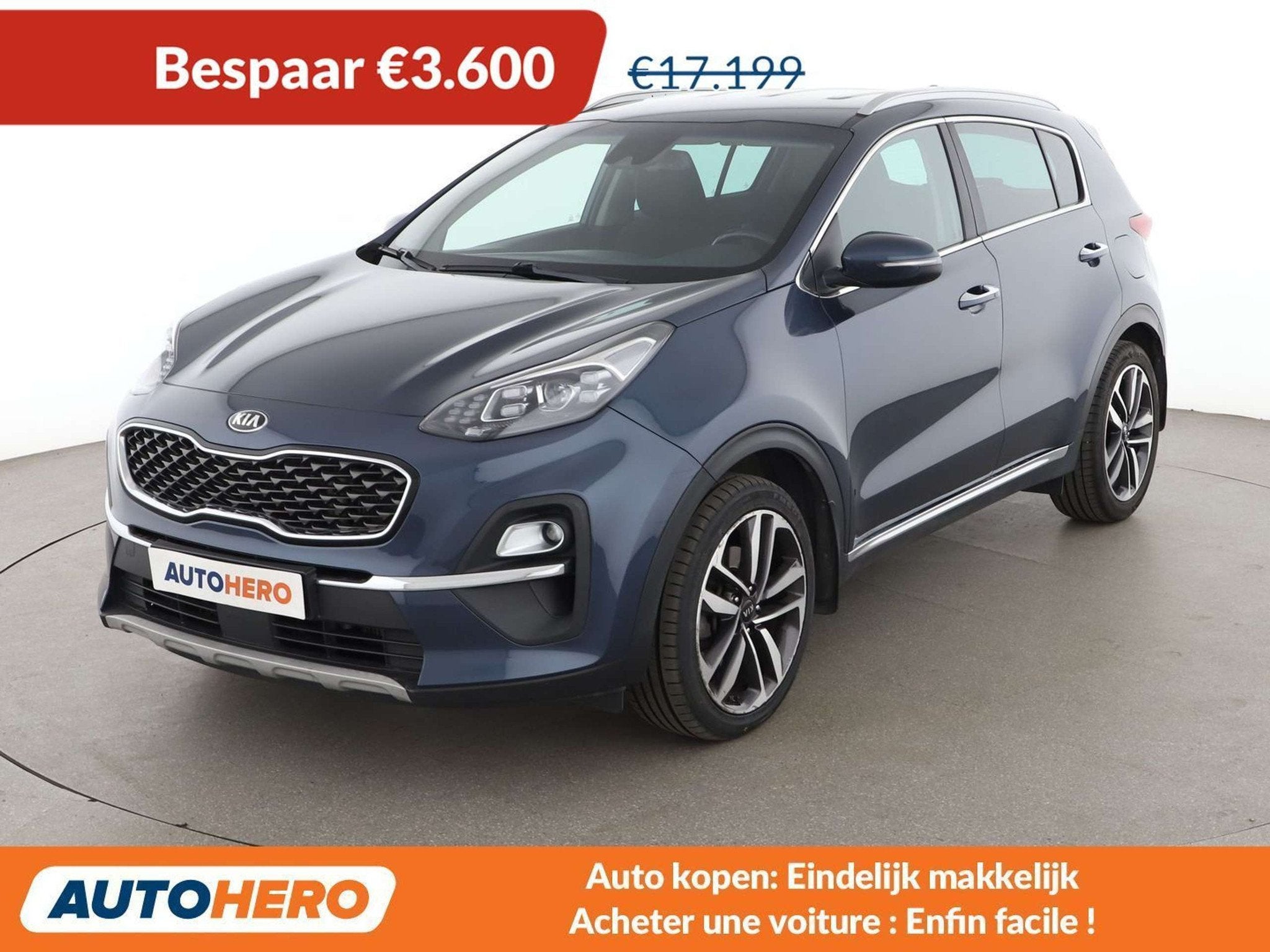 Kia Sportage 1.6 CRDi Mild-Hybrid Spirit (bj 2021), Auto's, Kia, Stof, Gebruikt, 127 g/km, 5 deurs