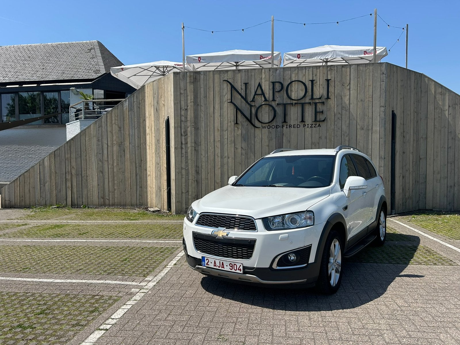 Chevrolet Captiva 7-zitter 2.2 Diesel Turbo — Automaat 4x4, Auto's, Automaat, Euro 5, Zwart, Wit