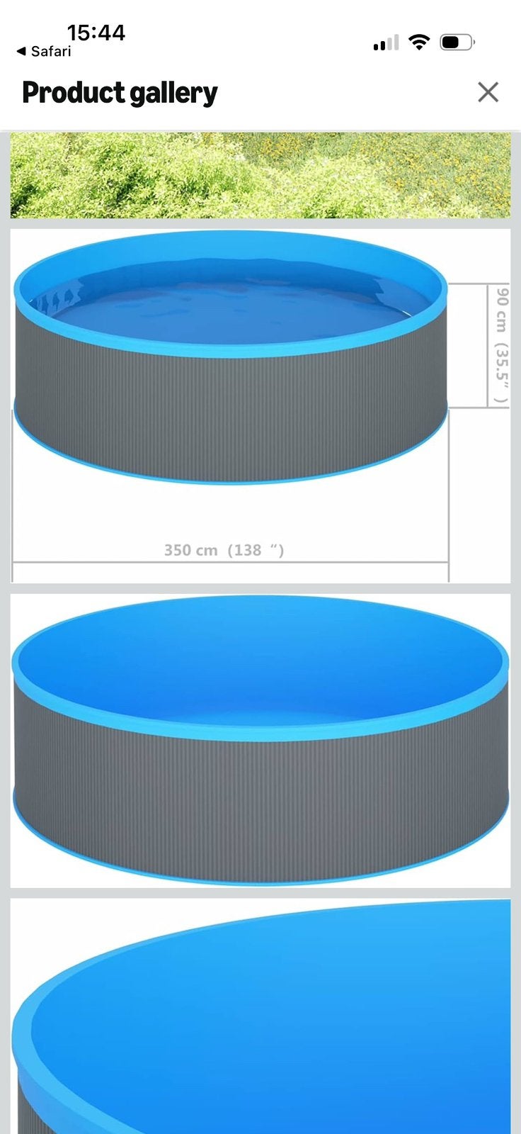 Zwembad splasherpool, Ophalen, 80 tot 120 cm, Rond, 300 cm of meer