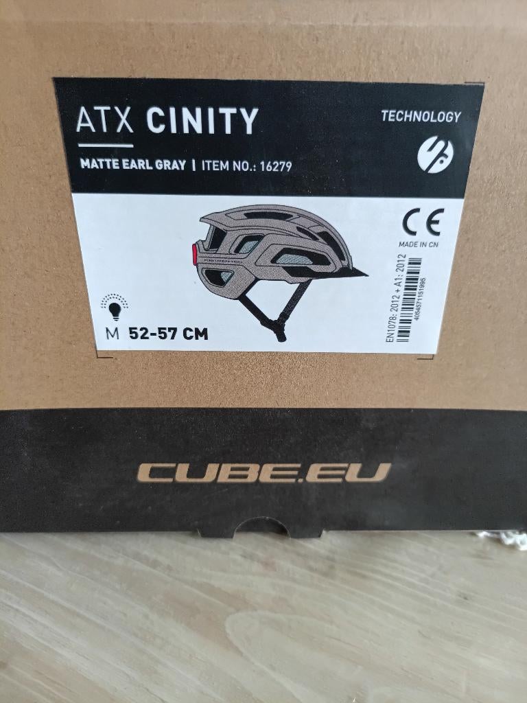 Casque vélo VTT cube ATX CINITY taille M, Vélos & Vélomoteurs, Neuf, M, Enlèvement, Homme ou Femme